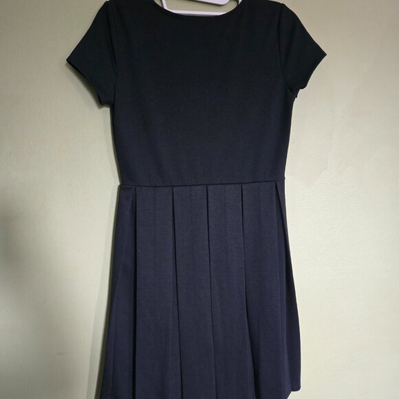 NWT Polo by Ralph Lauren Fit and Flare Girls Dress in Black - Picture 2 of 6